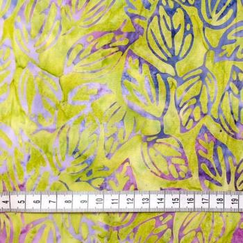 Preview: PURPLE GREEN - Heliotrope - Batikstoff aus Indonesien